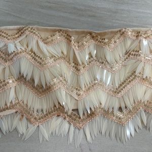 Gorgeous Sequin and Fringe Cropped Tube Top